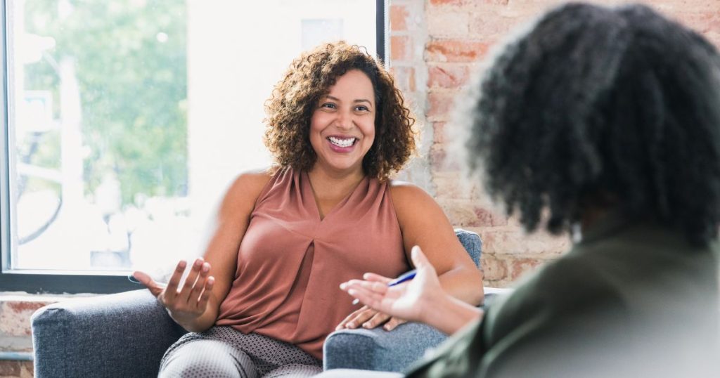A woman getting a consultation for anti-aging treatment in Charlotte, NC at Hydrate Medical.